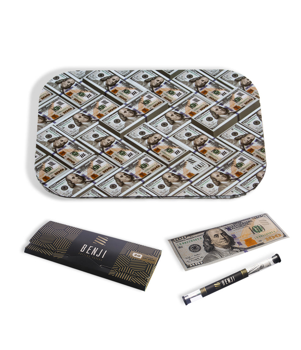 Benji OG Metal Rolling Tray with Magnetic Lid Kit