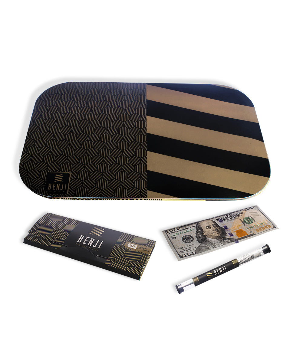 Benji OG Metal Rolling Tray with Magnetic Lid Kit